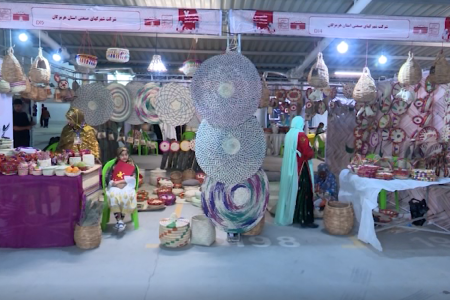 گشایش نمایشگاه  صنایع دستی در سقف بندرعباس مال