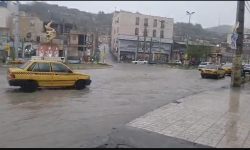 آبگرفتگی بازار میناب + تصاویر