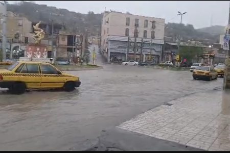 آبگرفتگی بازار میناب + تصاویر