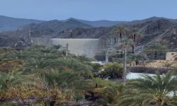 سرریز شدن سد «خمینی شهر» و طغیان رودخانه «تیدر» بشاگرد در شرق هرمزگان