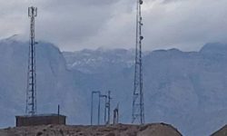 ارتفاعات سیاهوی هرمزگان سفید پوش شد