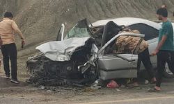 یک کشته در برخورد پژو با خودروی سوخت‌بر در جاده سندرک–میناب