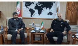 دیدار رئیس فدراسیون ترای اتلون با فرمانده منطقه یکم نداجا