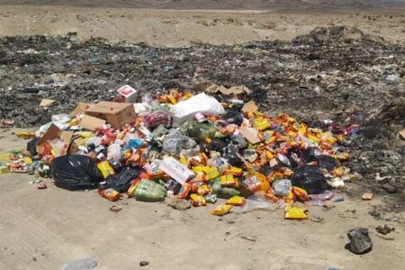 بیش از ۷۰۰ کیلوگرم مواد غذایی فاسد در میناب معدوم شد