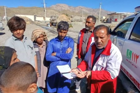 امدادرسانی به ۹ روستا و ۳۵۷ خانوار محصور در سیل بخش گوهران بشاگرد