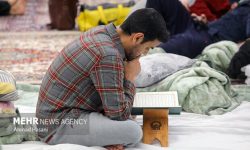 ۸۰۰خداجوی قشمی معتکف شدند