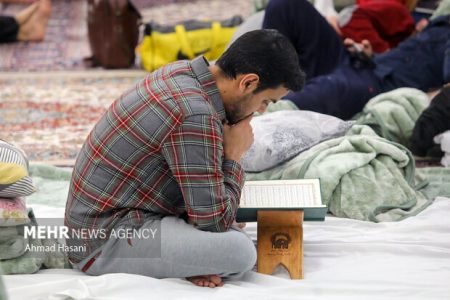 ۸۰۰خداجوی قشمی معتکف شدند