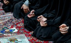 گزارش مهر از حضور پرشور نوجوانان در آئین معنوی اعتکاف میناب