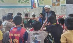 برپایی ایستگاه‌های مطالعه برای معتکفین در مساجد بشاگرد