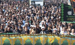 اجتماع عاشورایی هیئات مذهبی بخش سندرک میناب
