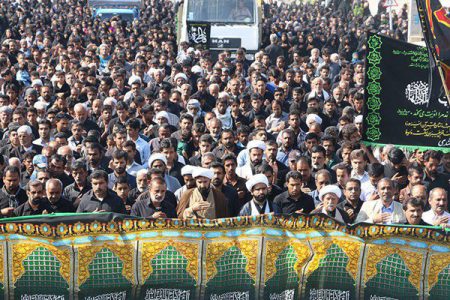 اجتماع عاشورایی هیئات مذهبی بخش سندرک میناب