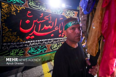 مراسم عزاداری شب تاسوعای حسینی در کیش