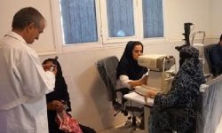 ۸۰۰ بیمار در بشاگرد معاینه و برای ۲۳۲ نفر عینک تأمین شد
