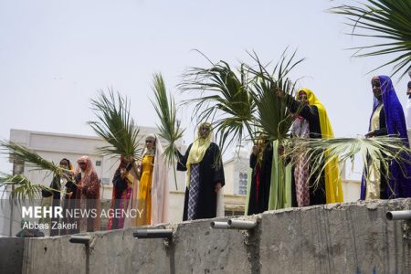 آیین عاشورایی «شیر و کتل» در میناب