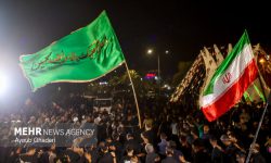 عزاداری مردم جزیره کیش در سوگ رهبر شهید انقلاب