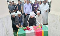 پیکر پاک ملوان شهید «مرتضی هرمزی» در بندرکوهستک آرام گرفت