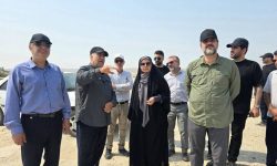 بازدید وزیر راه و شهرسازی از پل رودخانه مهران