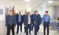 بازدید اعضای کمیسیون بهداشت و درمان مجلس از بیمارستان میناب