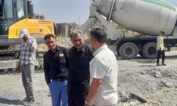 پیشرفت ۴۵ درصدی پل دهندر بشاگرد؛ تلاش برای غلبه بر چالش‌های سیل