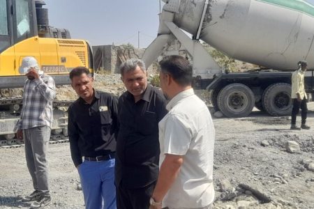 پیشرفت ۴۵ درصدی پل دهندر بشاگرد؛ تلاش برای غلبه بر چالش‌های سیل