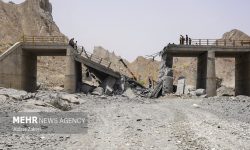ترمیم پل رودخانه شور با شتاب ادامه دارد