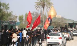راهپیمایی مردم میناب در سالروز شهادت امام رضا
