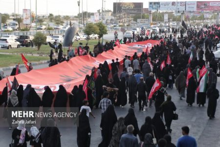 مراسم جاماندگان اربعین در بندرعباس