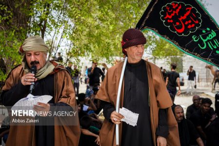 مراسم جاماندگان اربعین در میناب