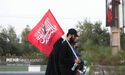 پیاده‌روی دلدادگان مکتب اهل بیت از شهر رودان تا امامزاده سید محمد