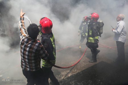 ۲ حریق و ۲ مصدوم در بندرعباس