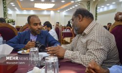 همراه با خبرنگاران مهر هرمزگان در مراسم روز خبرنگار