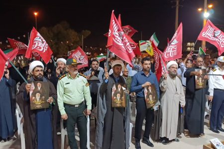 آیین گرامیداشت چهلمین روز خاکسپاری رهبر شهید انقلاب در پارسیان