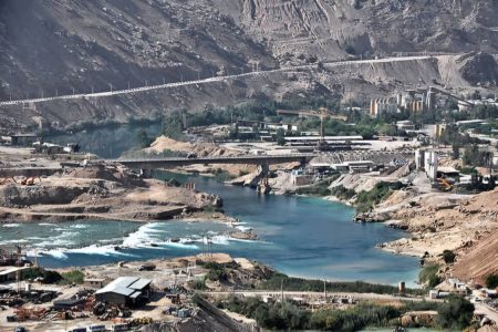سد آبخیزداری خمینی شهر بشاگرد سرریز شد