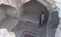 بخشی از حمام باستانی سیبه کوخرد توسط افراد ناشناس تخریب شده است