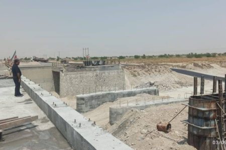 پل منطقه نیمه‌کار بندرخمیر تا ۲۰ روز آینده به بهره‌برداری می‌رسد